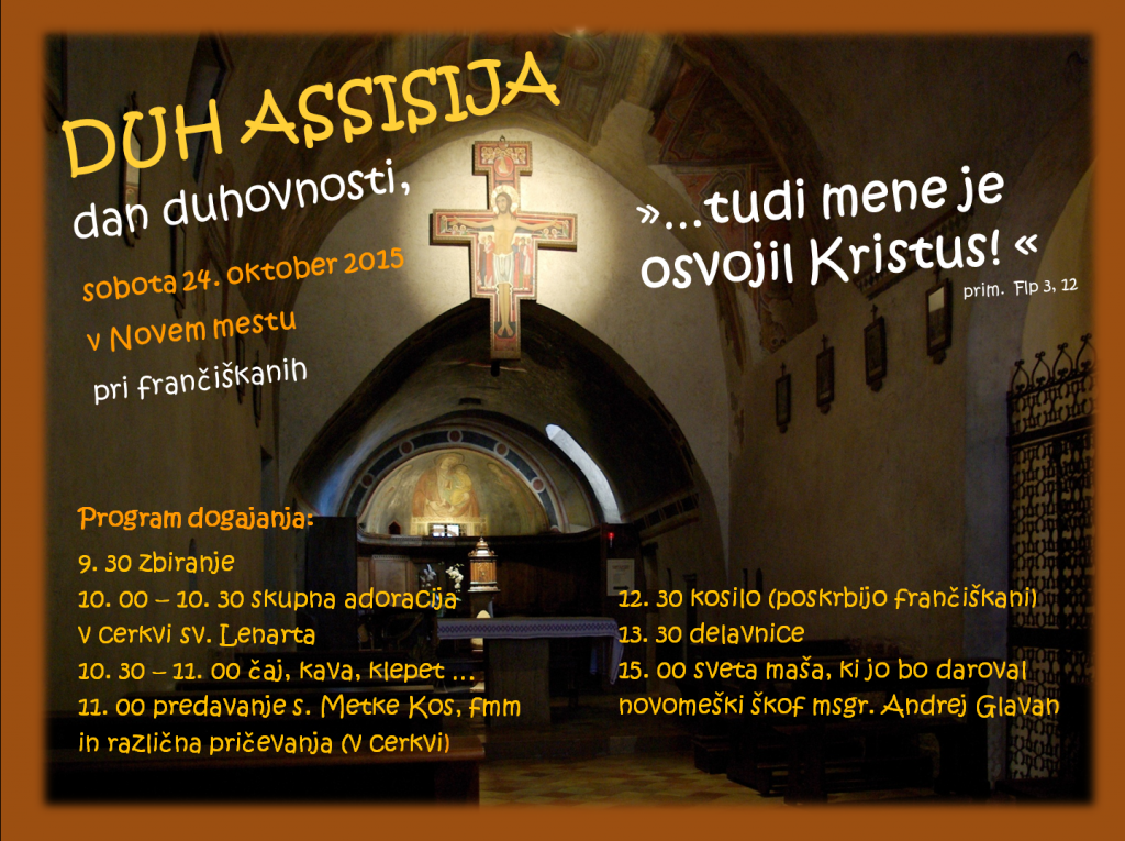 Duh Assisija v Novem mestu